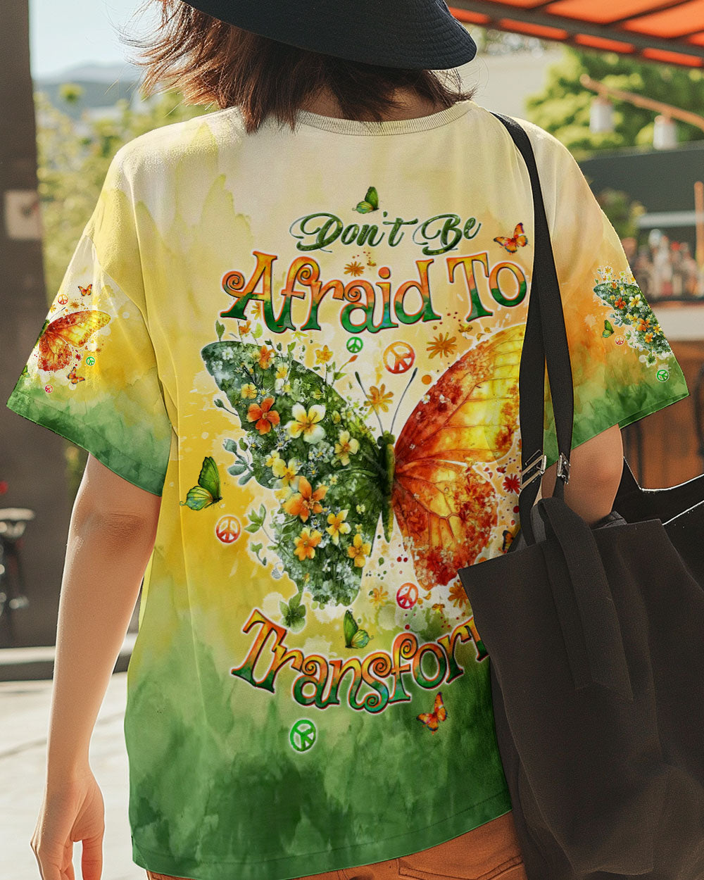 DON'T BE AFRAID TO TRANSFORM BUTTERFLY ALL OVER PRINT  - TLTW0512245