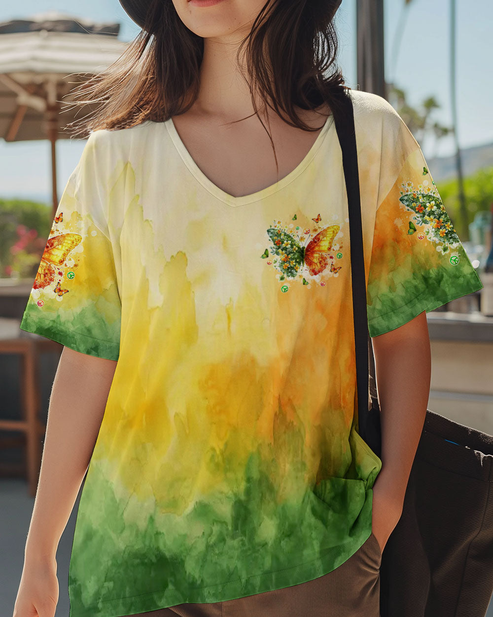 DON'T BE AFRAID TO TRANSFORM BUTTERFLY ALL OVER PRINT  - TLTW0512245