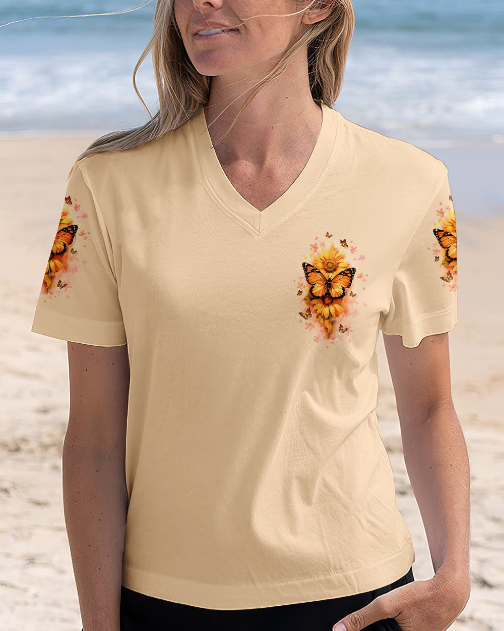 JUST BREATHE BUTTERFLY ALL OVER PRINT  - TLTW0603255