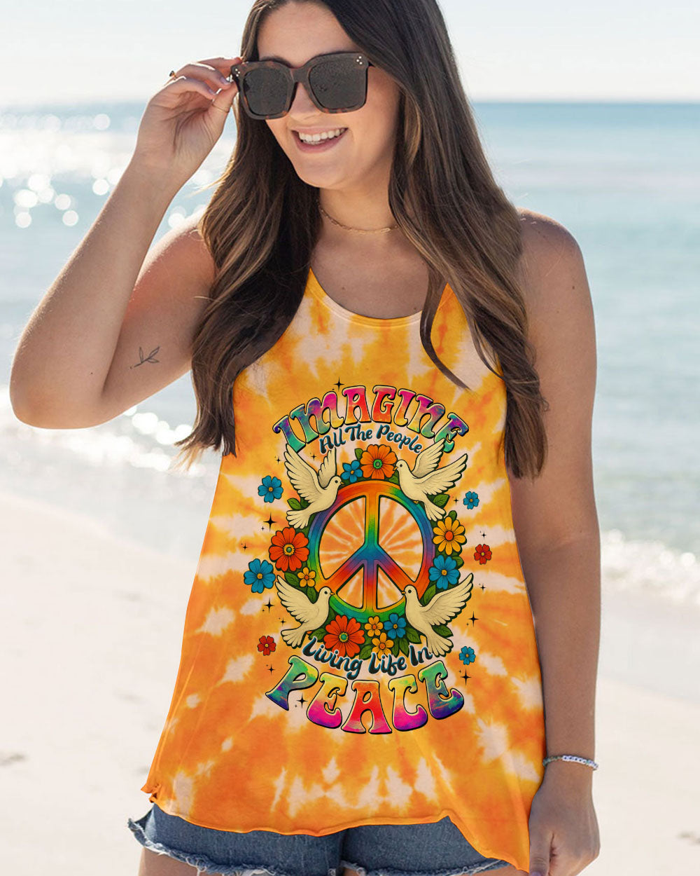 IMAGINE ALL THE PEOPLE LIVING LIFE IN PEACE ALL OVER PRINT - TLTW0606252