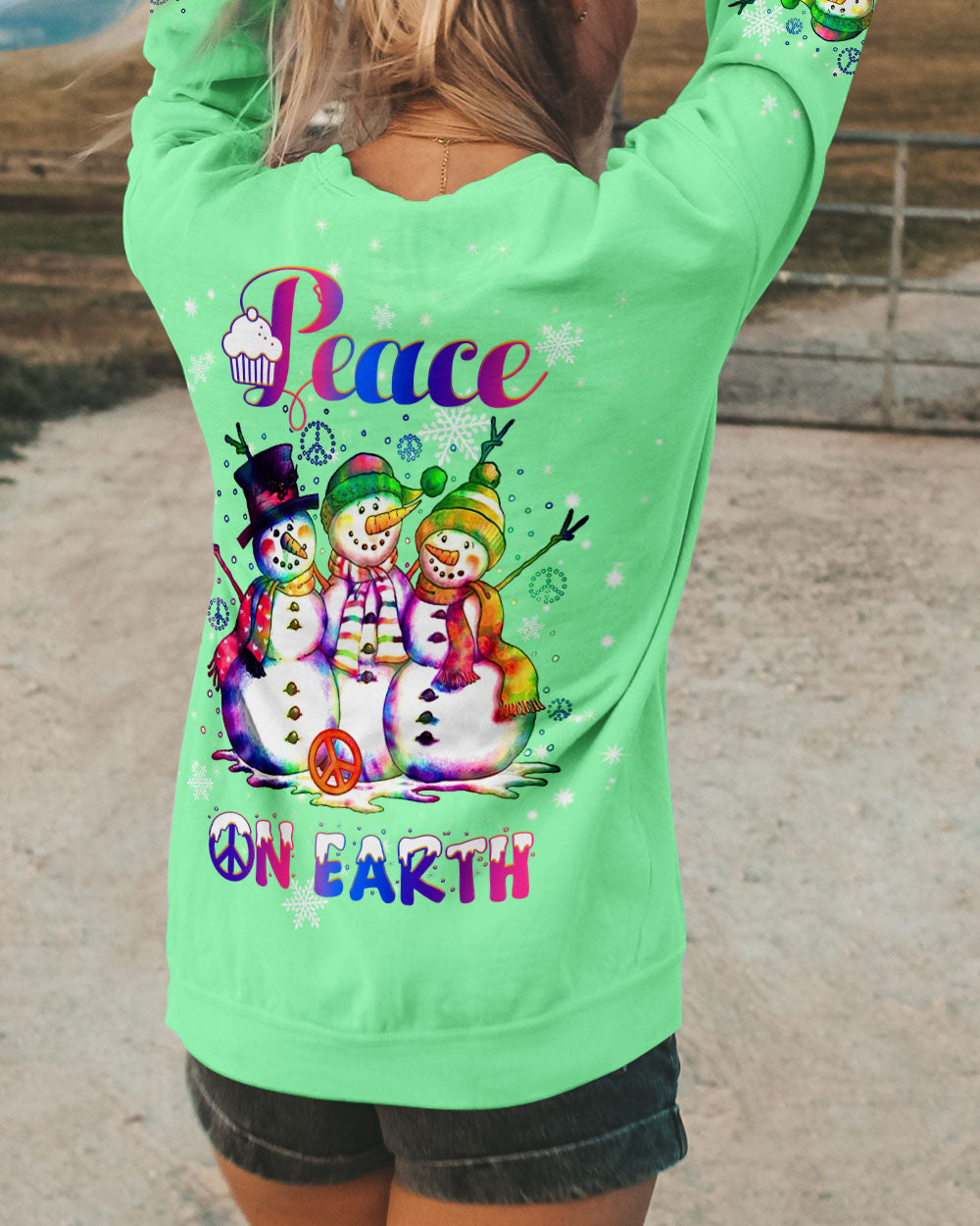 PEACE ON EARTH CHRISTMAS ALL OVER PRINT - TLTW0609231