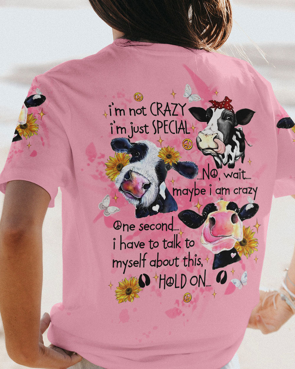 I'M NOT CRAZY COW ALL OVER PRINT - TLTW0609233