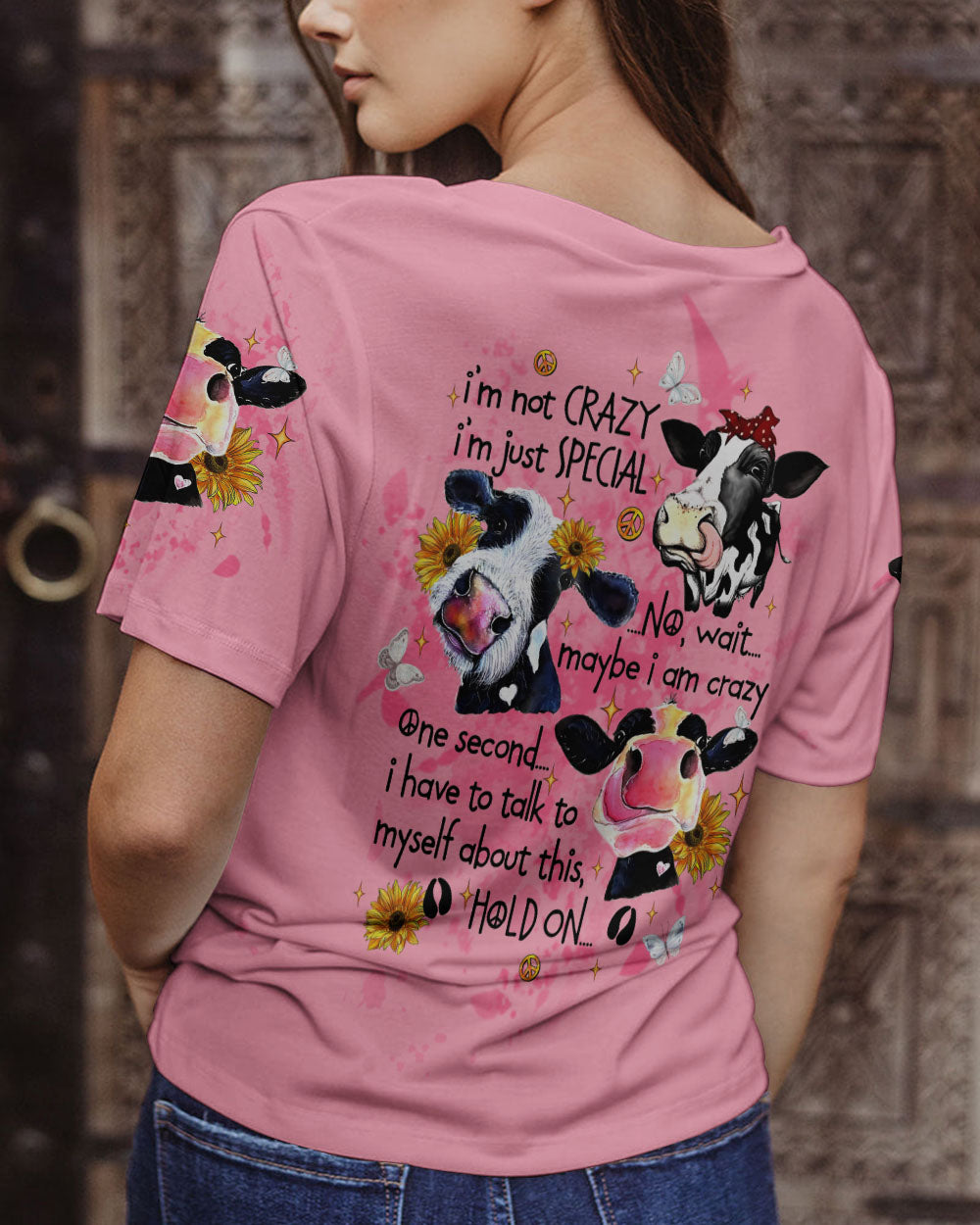 I'M NOT CRAZY COW ALL OVER PRINT - TLTW0609233