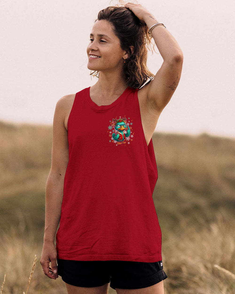 IS THIS JOLLY ENOUGH DUCK CHRISTMAS ALL OVER PRINT - TLTW0610253