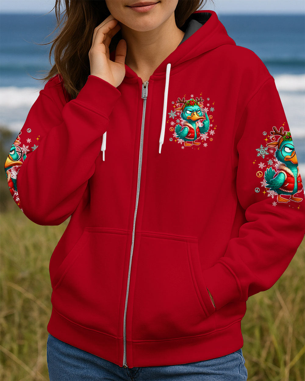 IS THIS JOLLY ENOUGH DUCK CHRISTMAS ALL OVER PRINT - TLTW0610253