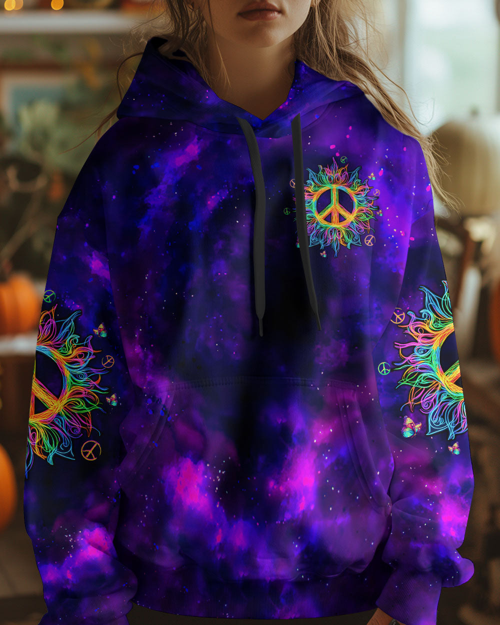 PEACE Y'ALL COLORFUL ALL OVER PRINT - TLTW0611244
