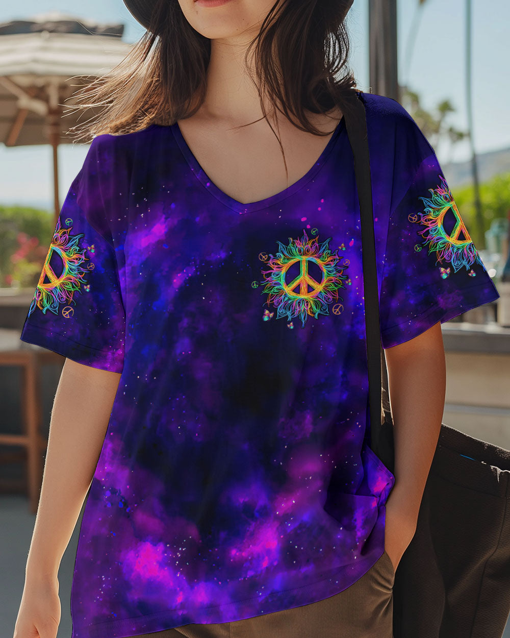 PEACE Y'ALL COLORFUL ALL OVER PRINT - TLTW0611244