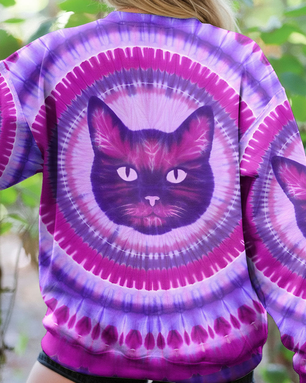 PURPLE CAT AURA ALL OVER PRINT - TYQY0701262