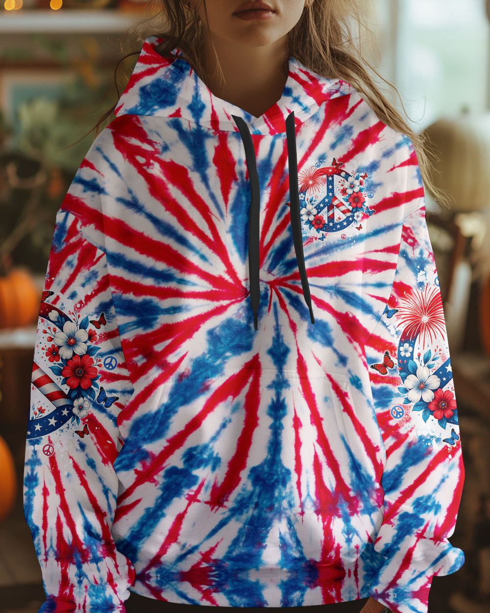 PEACE Y'ALL TIE DYE ALL OVER PRINT - TLTW0705252