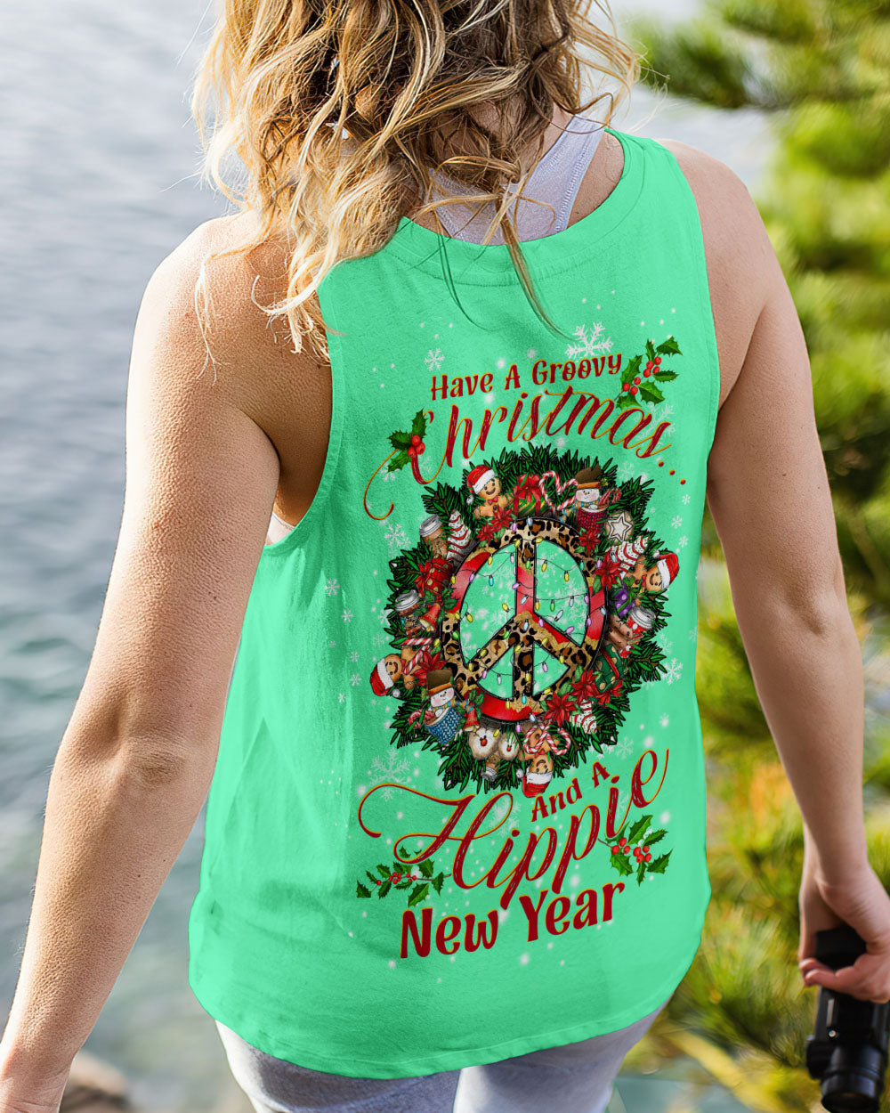 HAVE A GROOVY CHRISTMAS PEACE ALL OVER PRINT - TLTW0709235