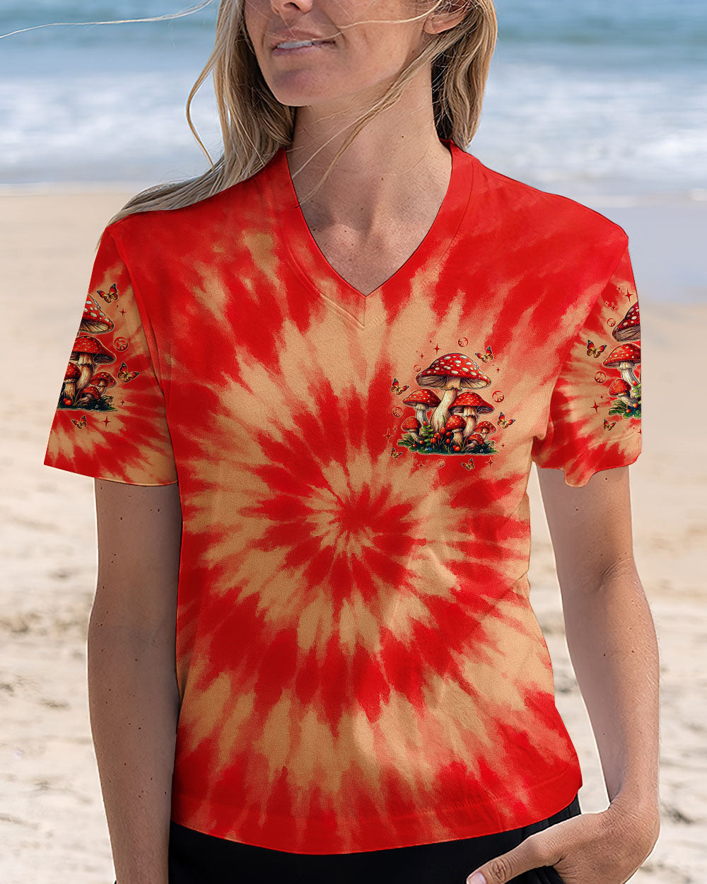EAT MUSHROOMS SEE THE UNIVERSE TIE DYE ALL OVER PRINT - TLTW0710251
