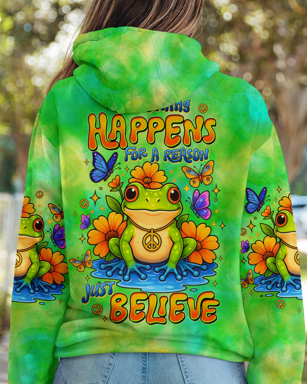 JUST BELIEVE FROG ALL OVER PRINT - TLTW0710255