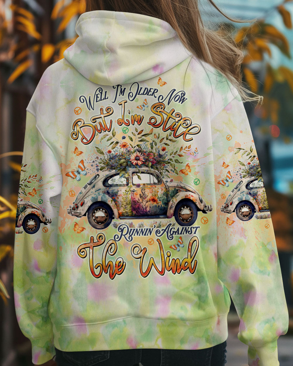 RUNNING AGAINST THE WIND CAR ALL OVER PRINT  - TLTW0803252