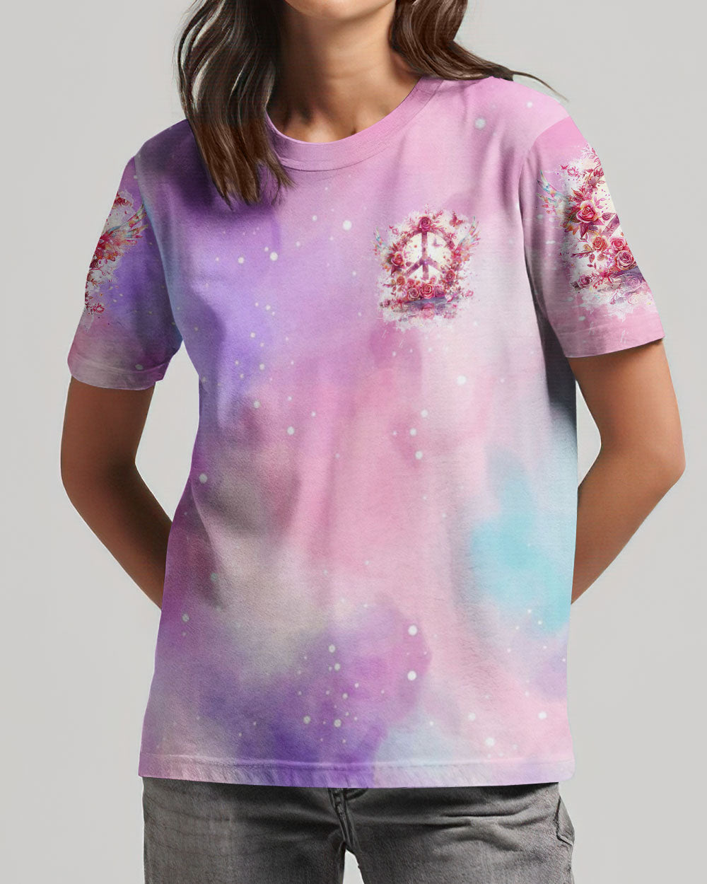 I BELIEVE THERE ARE ANGELS AMONG US PEACE ALL OVER PRINT - TLTW0804244