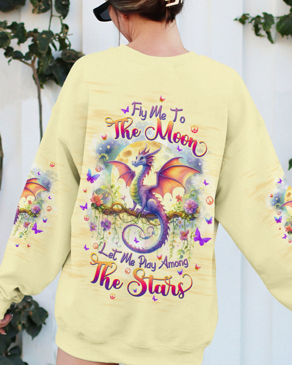 FLY ME TO THE MOON DRAGON ALL OVER PRINT - TLTW0805242