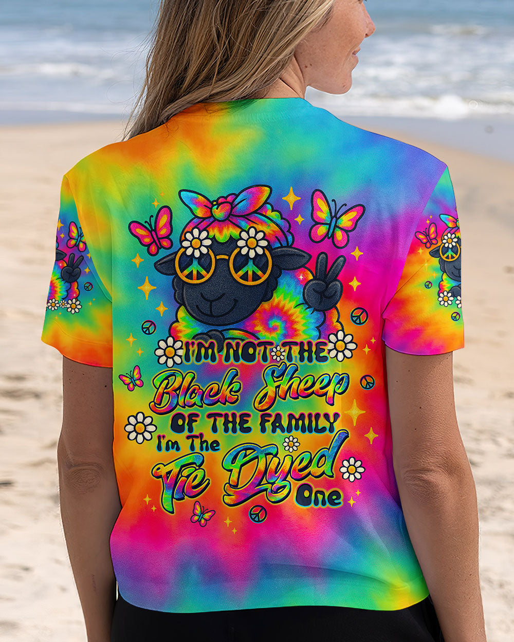 I'M NOT THE BLACK SHEEP TIE DYE ALL OVER PRINT  - TLTW0810253