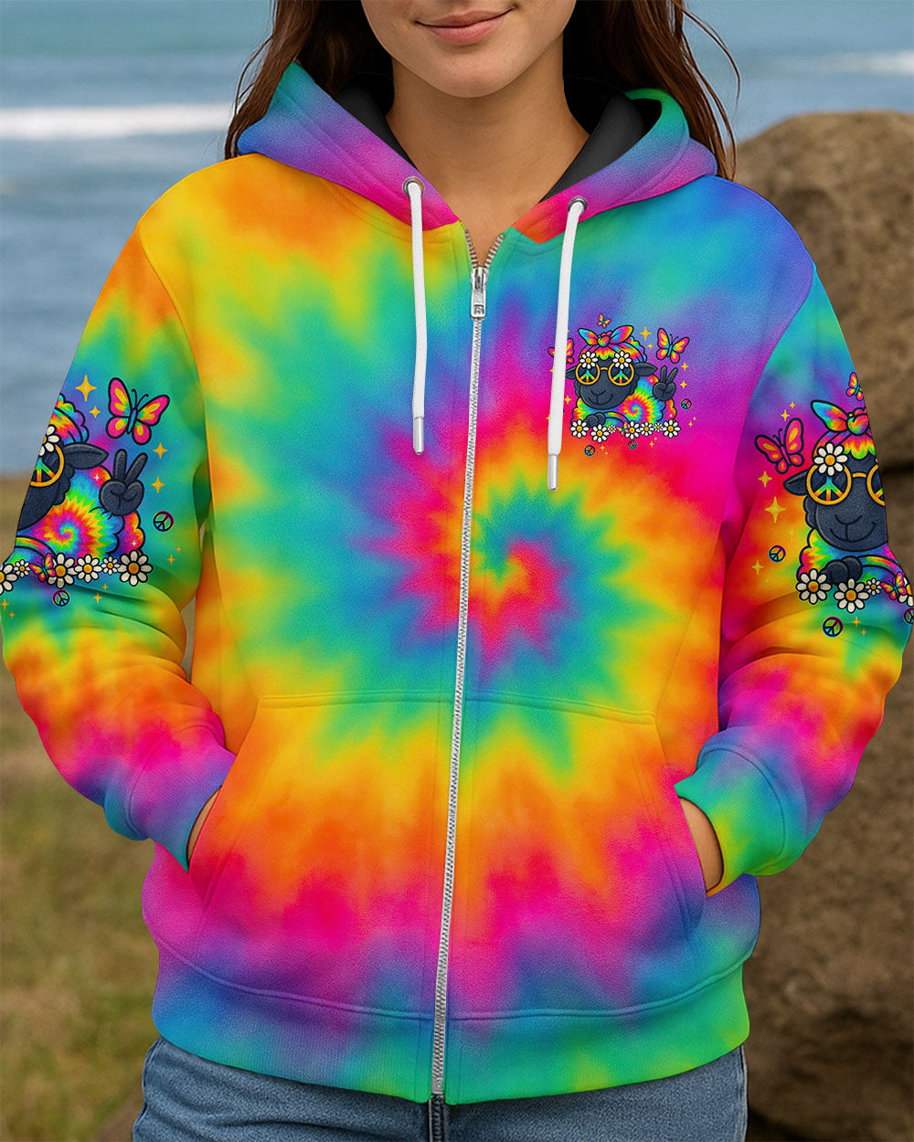 I'M NOT THE BLACK SHEEP TIE DYE ALL OVER PRINT  - TLTW0810253