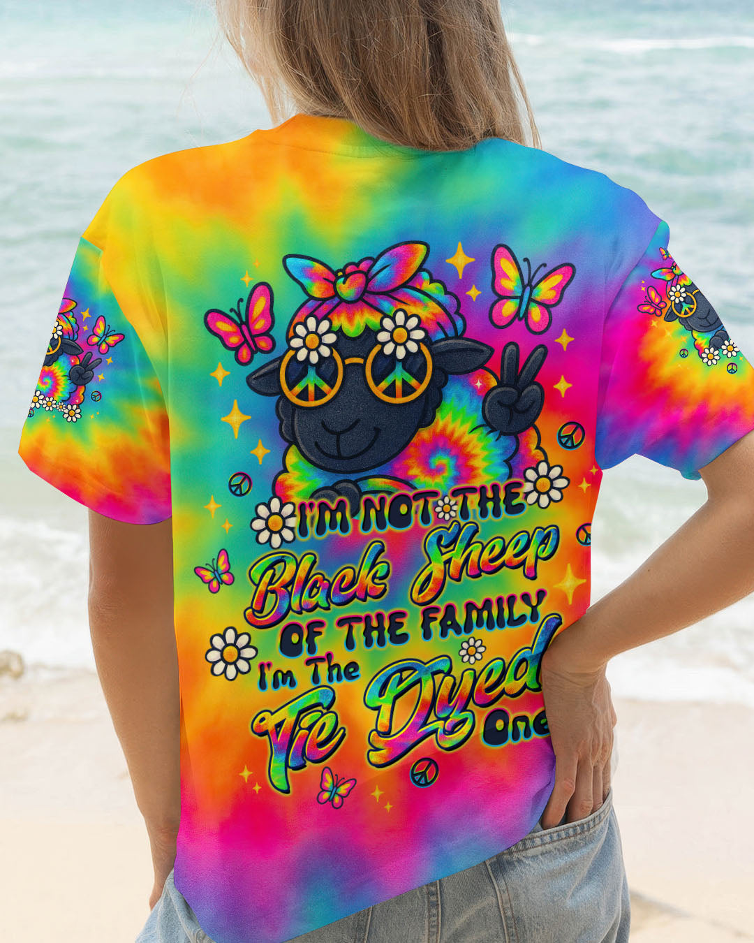 I'M NOT THE BLACK SHEEP TIE DYE ALL OVER PRINT  - TLTW0810253