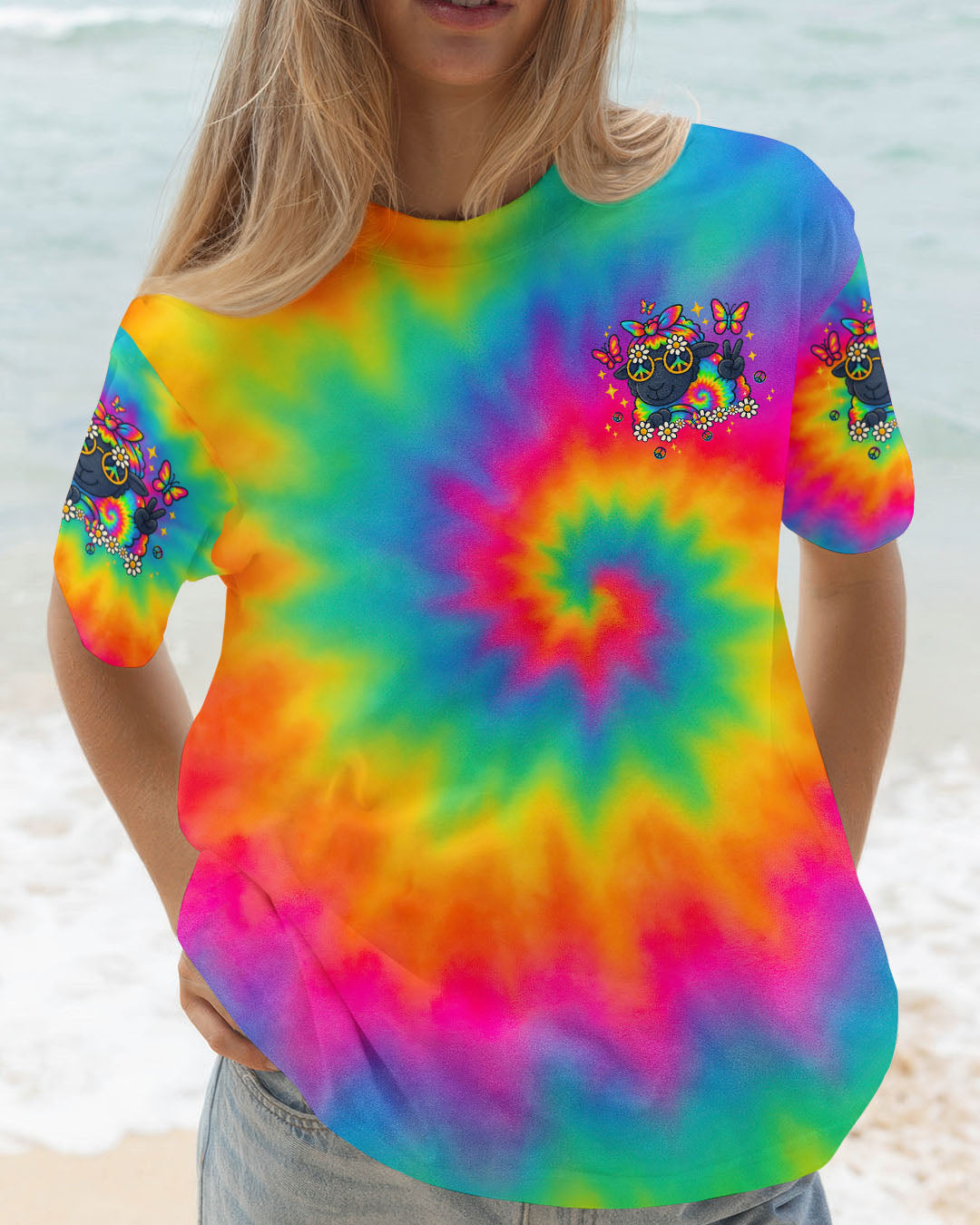 I'M NOT THE BLACK SHEEP TIE DYE ALL OVER PRINT  - TLTW0810253