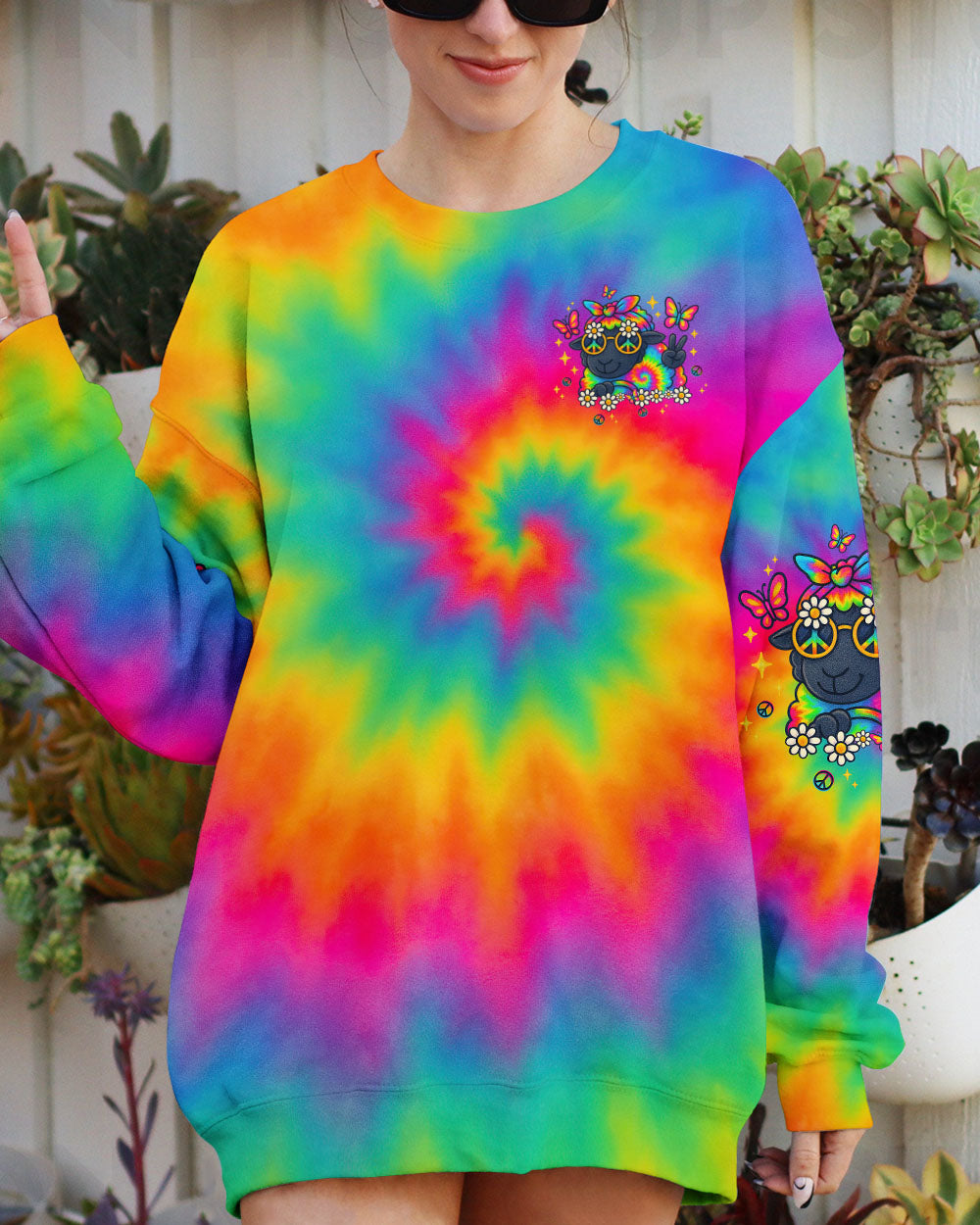 I'M NOT THE BLACK SHEEP TIE DYE ALL OVER PRINT  - TLTW0810253