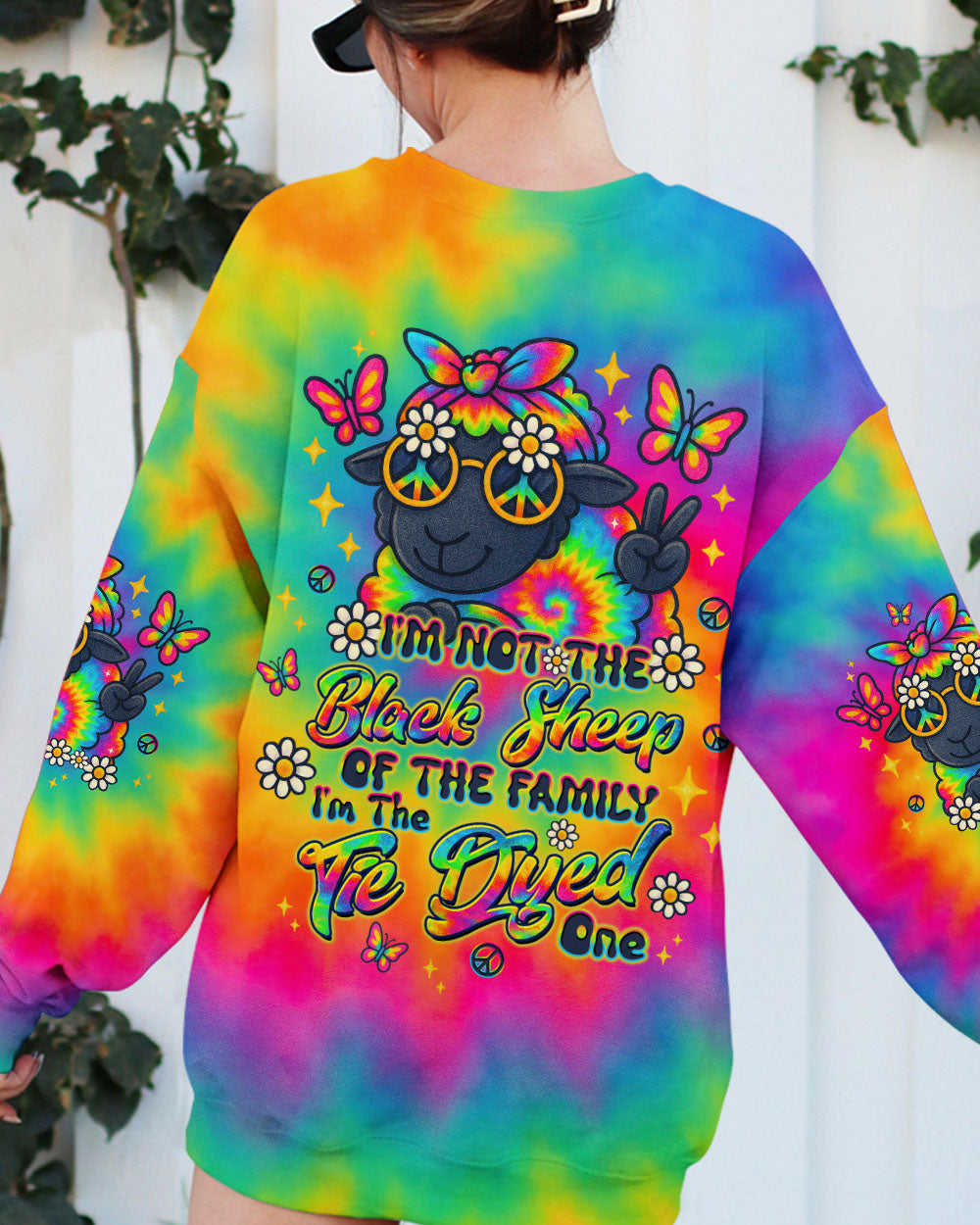 I'M NOT THE BLACK SHEEP TIE DYE ALL OVER PRINT  - TLTW0810253