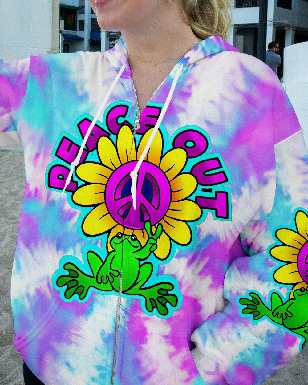 PEACE OUT FROG ALL OVER PRINT - TLTW0906235
