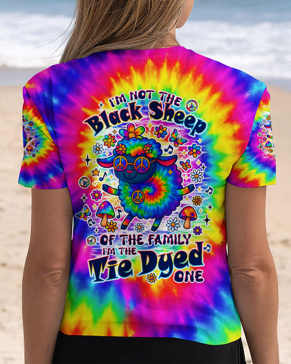 I'M NOT THE BLACK SHEEP TIE DYE ALL OVER PRINT  - TLTW0907251
