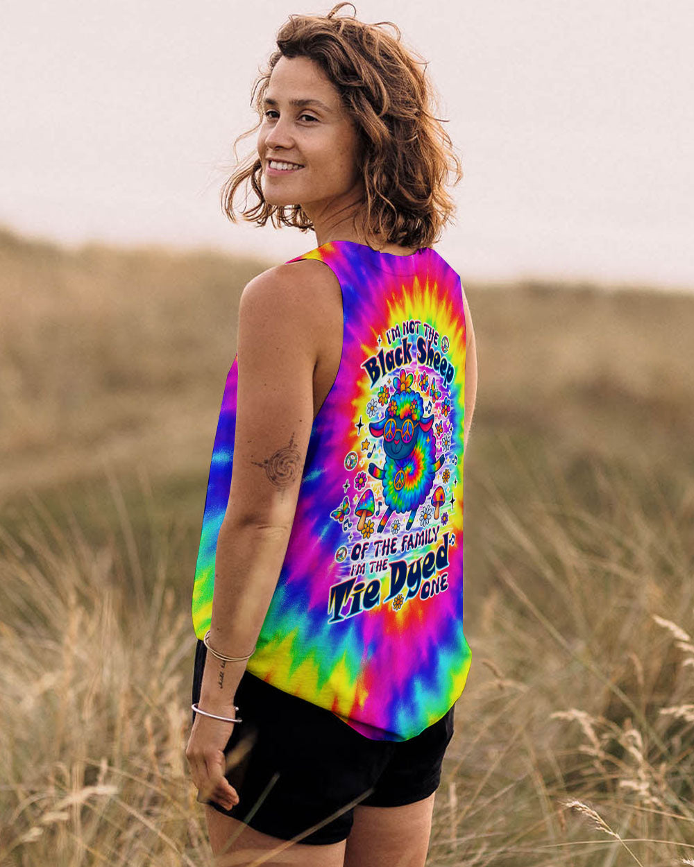 I'M NOT THE BLACK SHEEP TIE DYE ALL OVER PRINT  - TLTW0907251