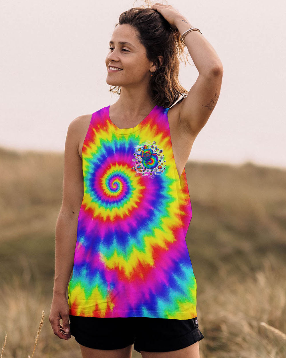 I'M NOT THE BLACK SHEEP TIE DYE ALL OVER PRINT  - TLTW0907251