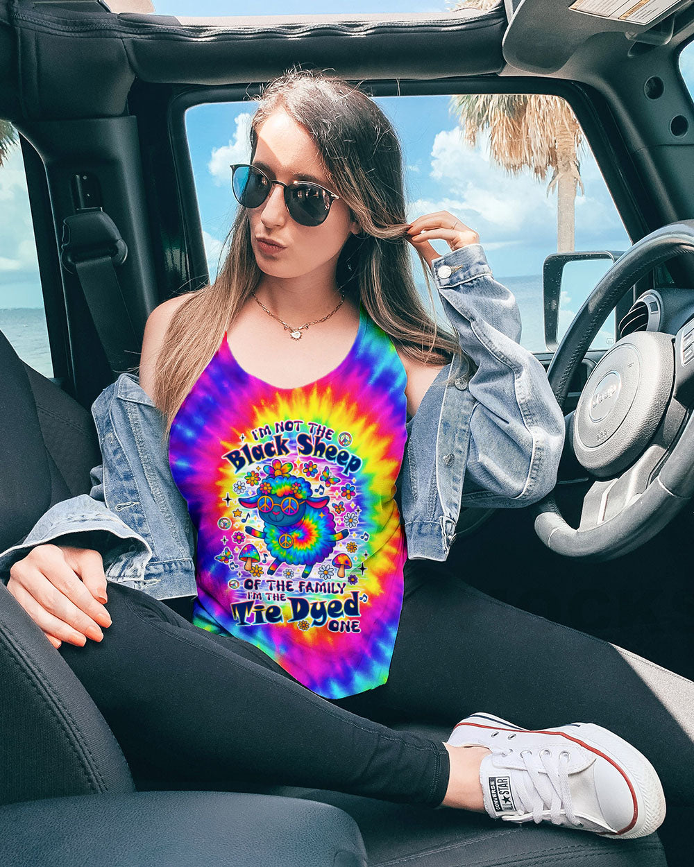 I'M NOT THE BLACK SHEEP TIE DYE ALL OVER PRINT  - TLTW0907251