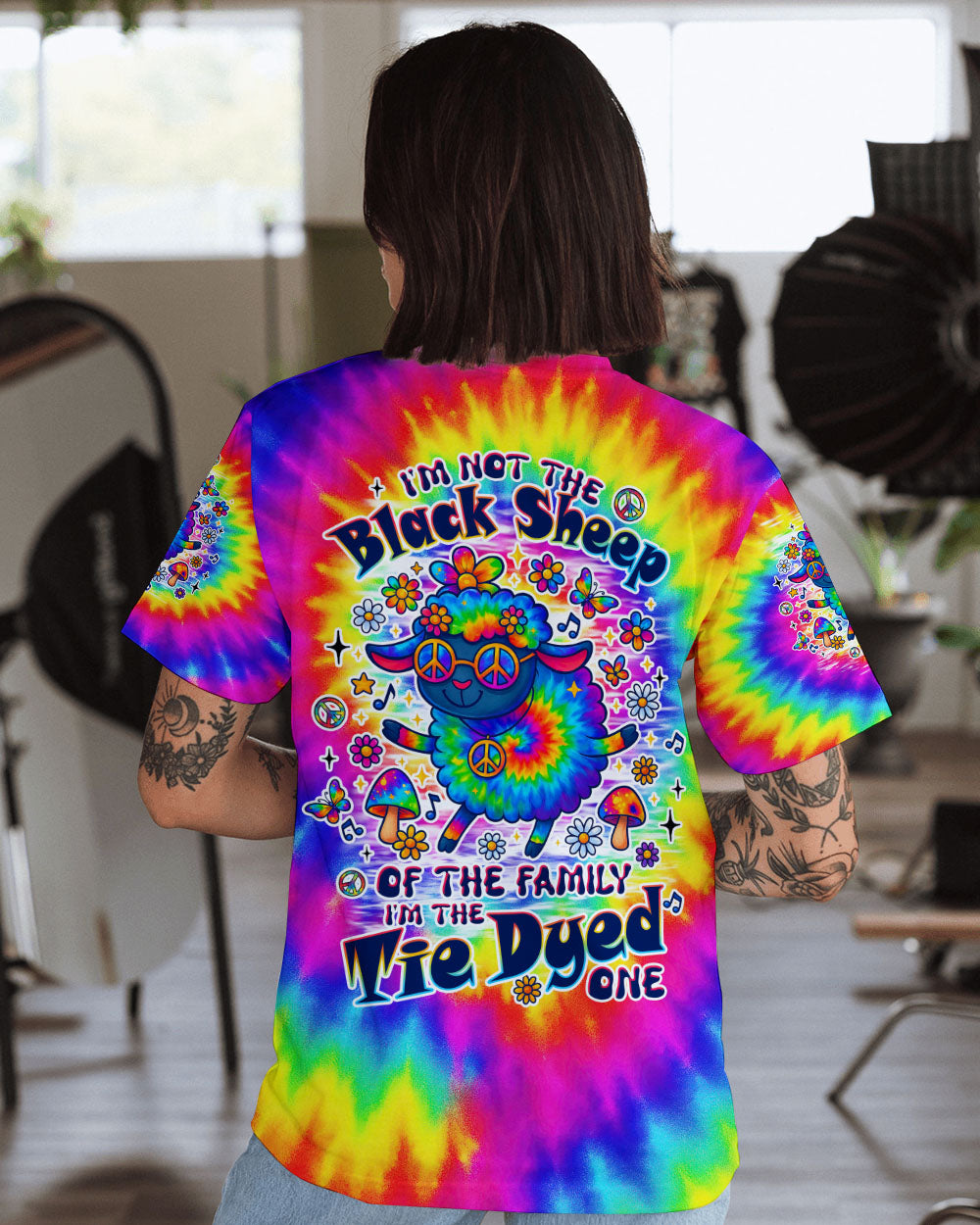 I'M NOT THE BLACK SHEEP TIE DYE ALL OVER PRINT  - TLTW0907251
