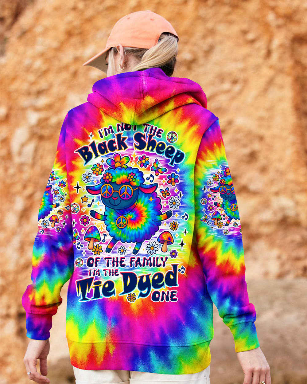 I'M NOT THE BLACK SHEEP TIE DYE ALL OVER PRINT  - TLTW0907251