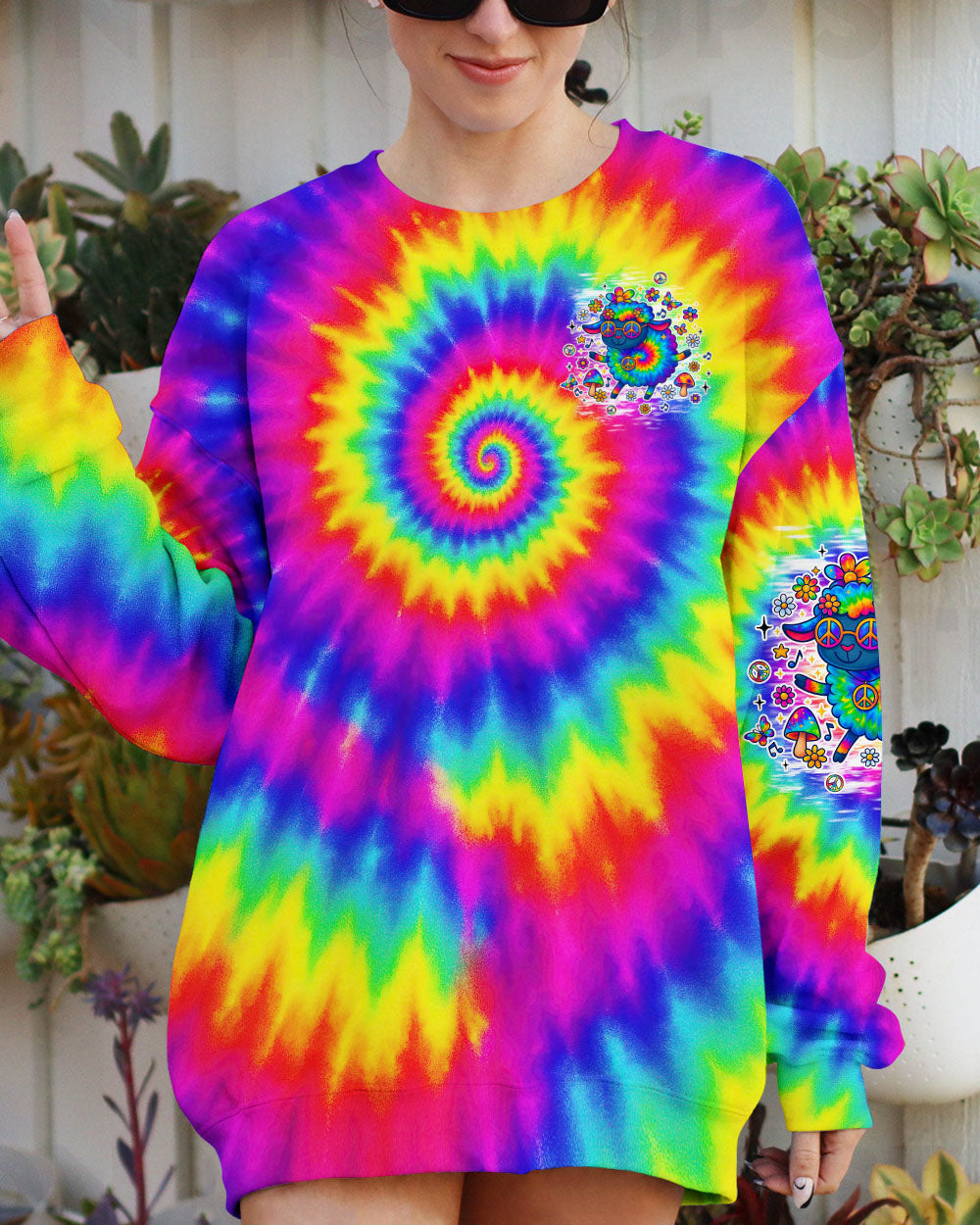 I'M NOT THE BLACK SHEEP TIE DYE ALL OVER PRINT  - TLTW0907251