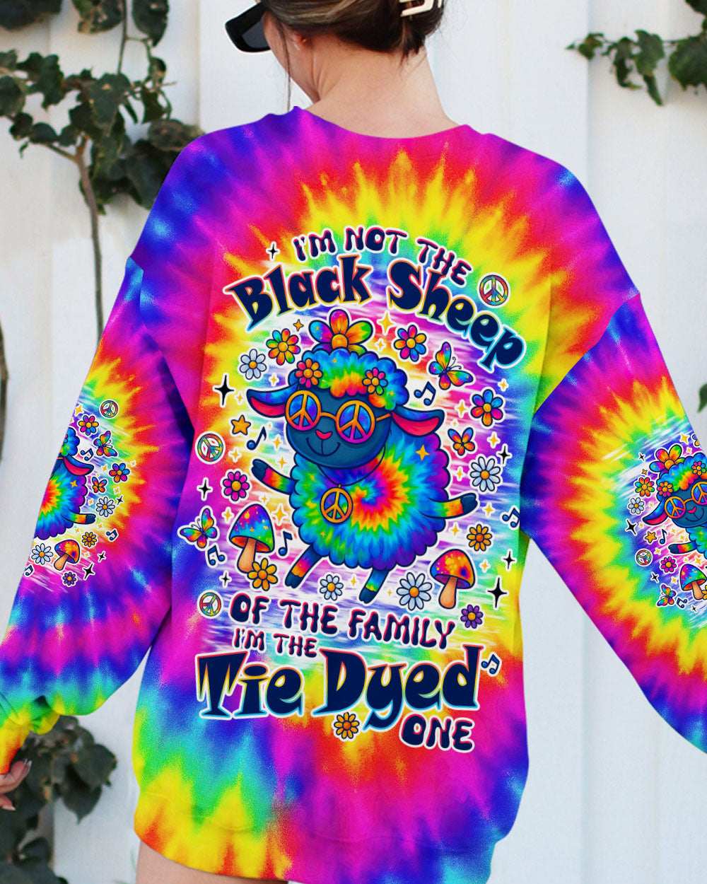 I'M NOT THE BLACK SHEEP TIE DYE ALL OVER PRINT  - TLTW0907251