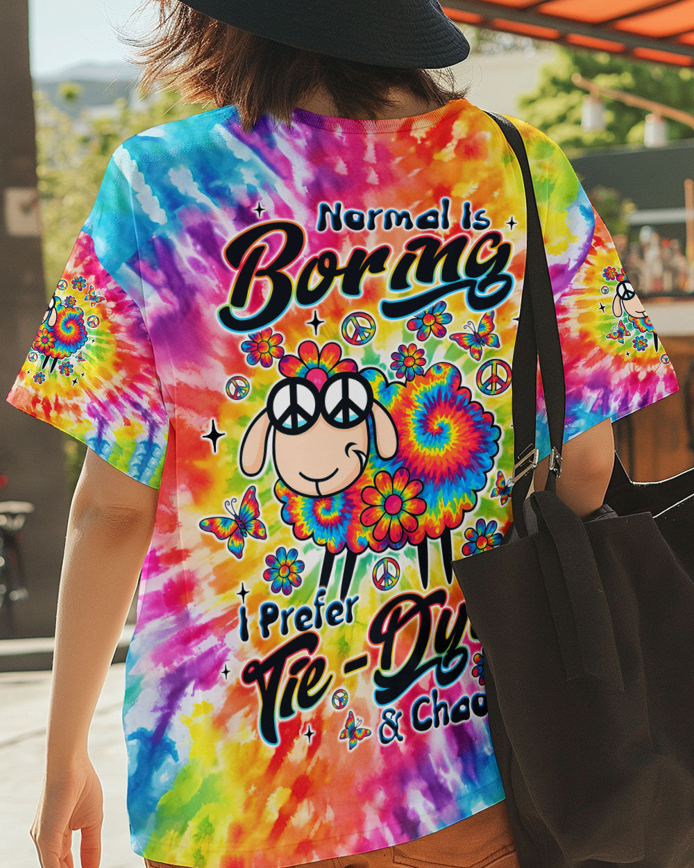 I PREFER TIE DYE AND CHAOS SHEEP TIE DYE ALL OVER PRINT - TLTW0909252