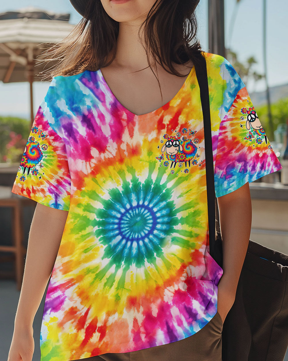 I PREFER TIE DYE AND CHAOS SHEEP TIE DYE ALL OVER PRINT - TLTW0909252