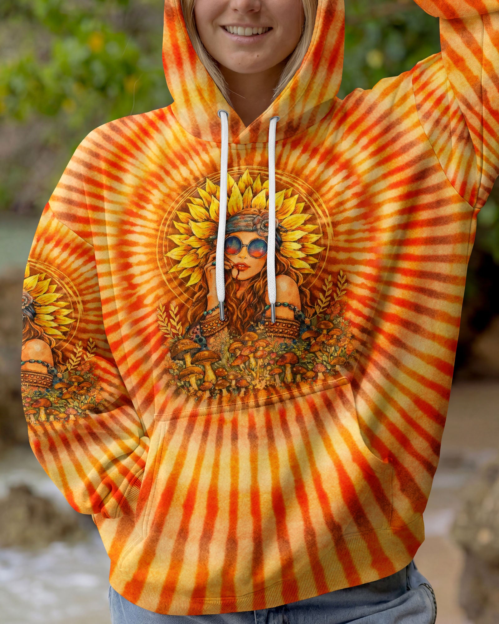 SHE IS SUNSHINE SWIRL ALL OVER PRINT  - TLTW1002262