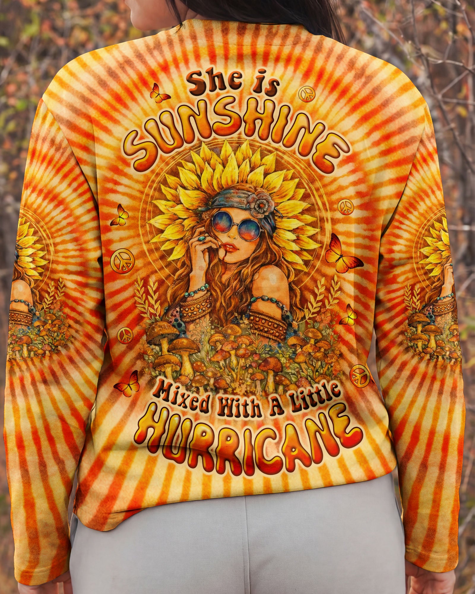 SHE IS SUNSHINE SWIRL ALL OVER PRINT  - TLTW1002262