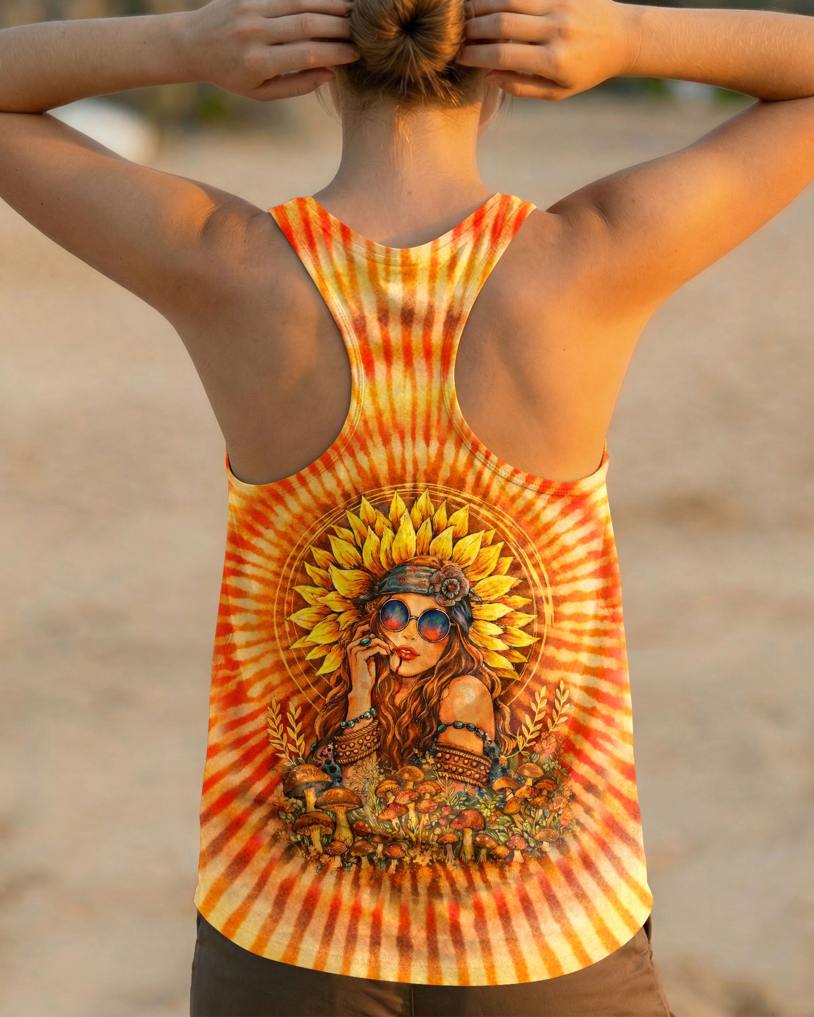 SHE IS SUNSHINE SWIRL ALL OVER PRINT  - TLTW1002262
