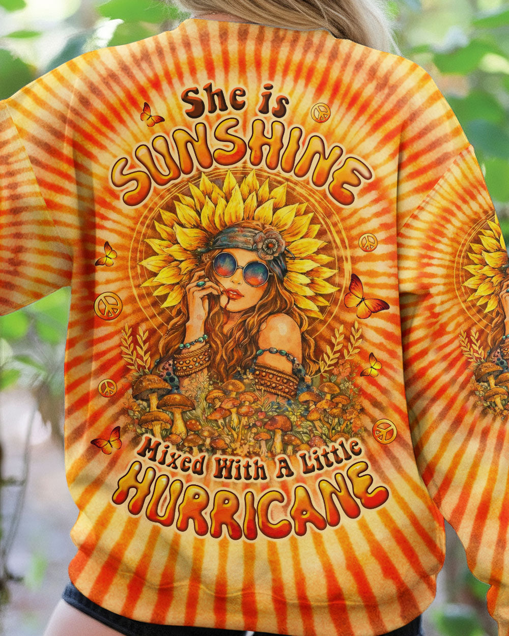 SHE IS SUNSHINE SWIRL ALL OVER PRINT  - TLTW1002262