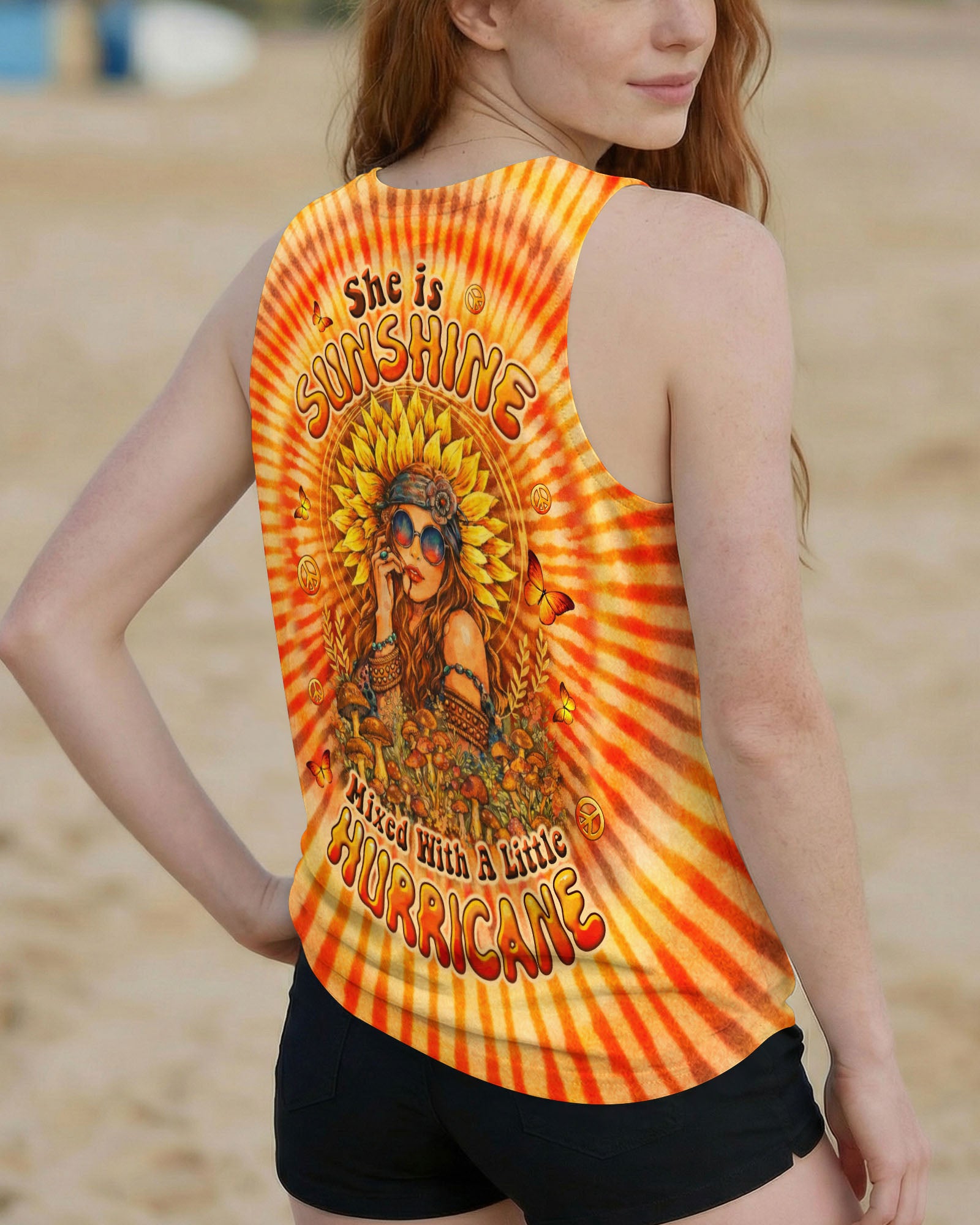 SHE IS SUNSHINE SWIRL ALL OVER PRINT  - TLTW1002262