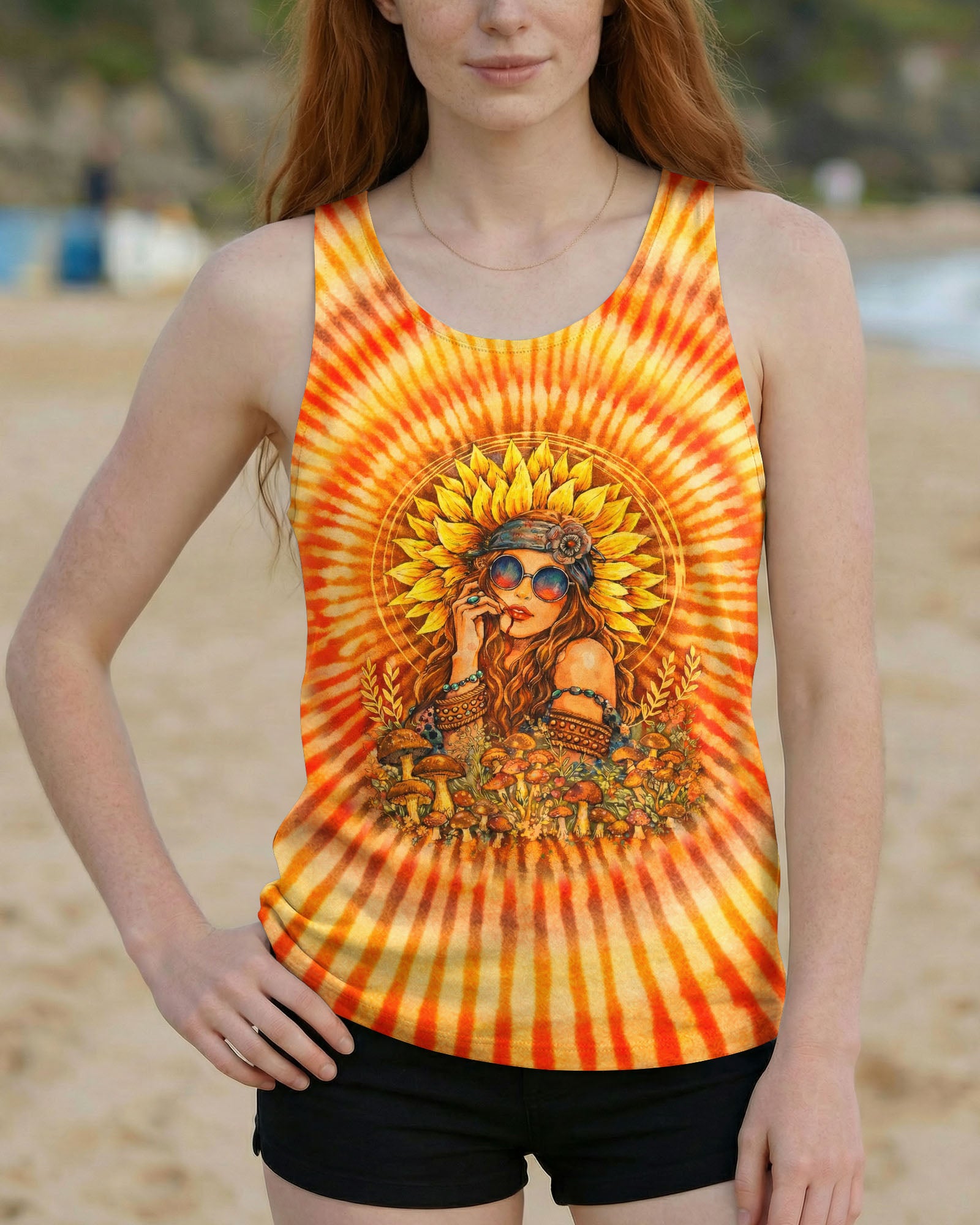 SHE IS SUNSHINE SWIRL ALL OVER PRINT  - TLTW1002262