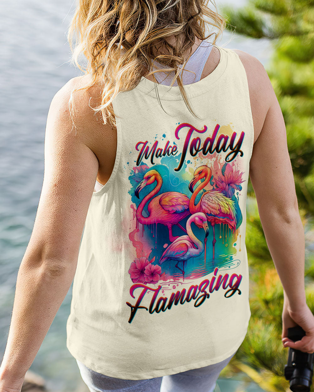 MAKE TODAY FLAMAZING WATERCOLOR ALL OVER PRINT - TLTW1006231