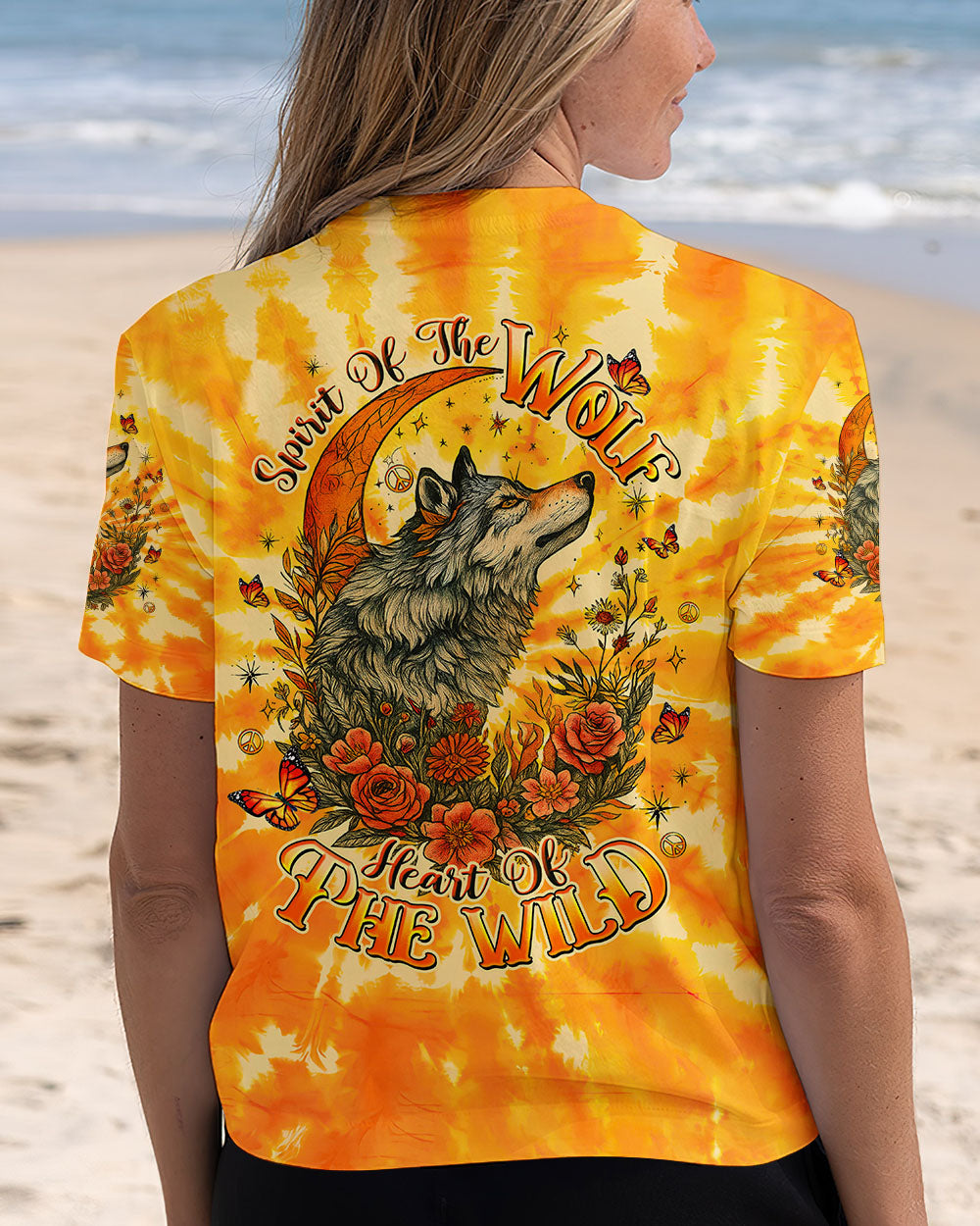 SPIRIT OF THE WOLF TIE DYE ALL OVER PRINT  - TLTW1006252