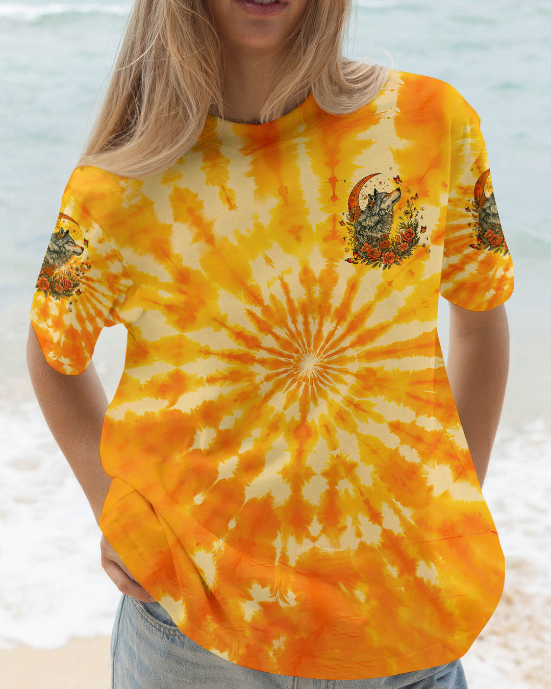 SPIRIT OF THE WOLF TIE DYE ALL OVER PRINT  - TLTW1006252