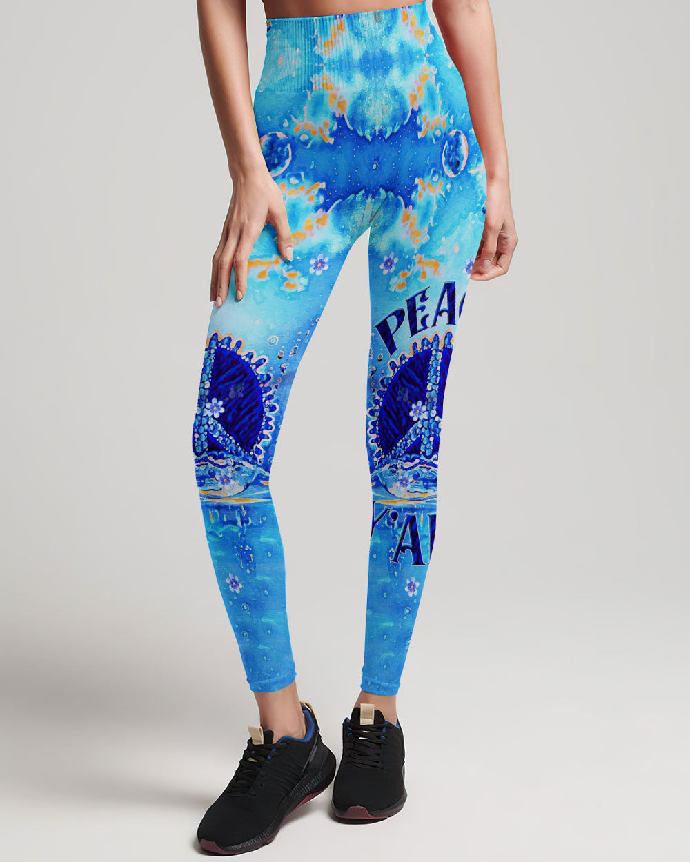 PEACE Y'ALL WATERCOLOR ALL OVER PRINT - TLTW1008238