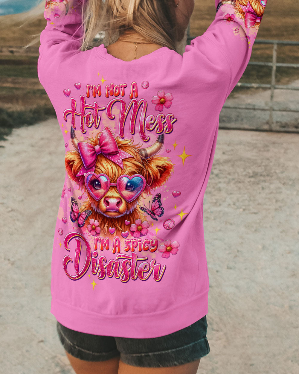 I'M NOT A HOT MESS COW  ALL OVER PRINT - TLTW1010253