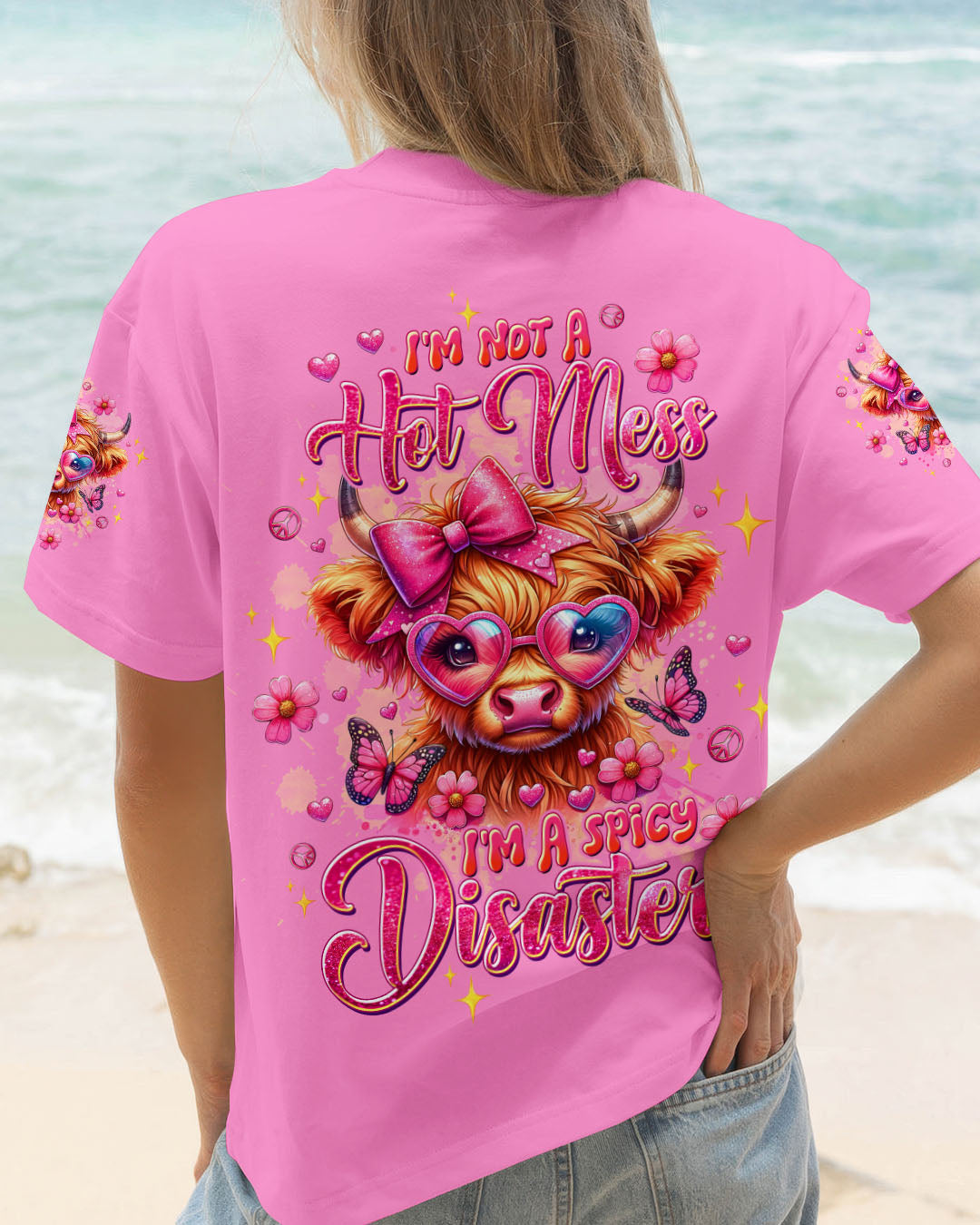 I'M NOT A HOT MESS COW  ALL OVER PRINT - TLTW1010253