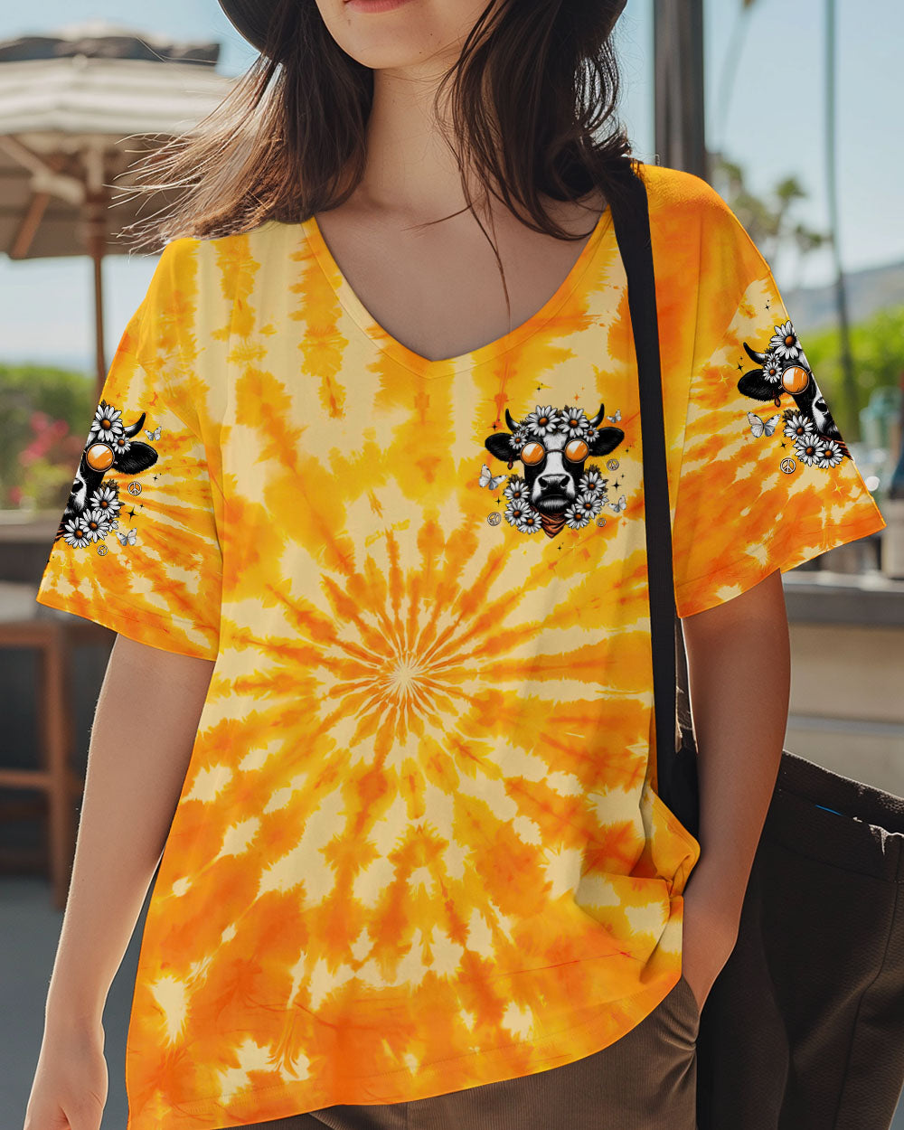 LET THEM JUDGE YOU COW DAISIES ALL OVER PRINT - TLTW1011253