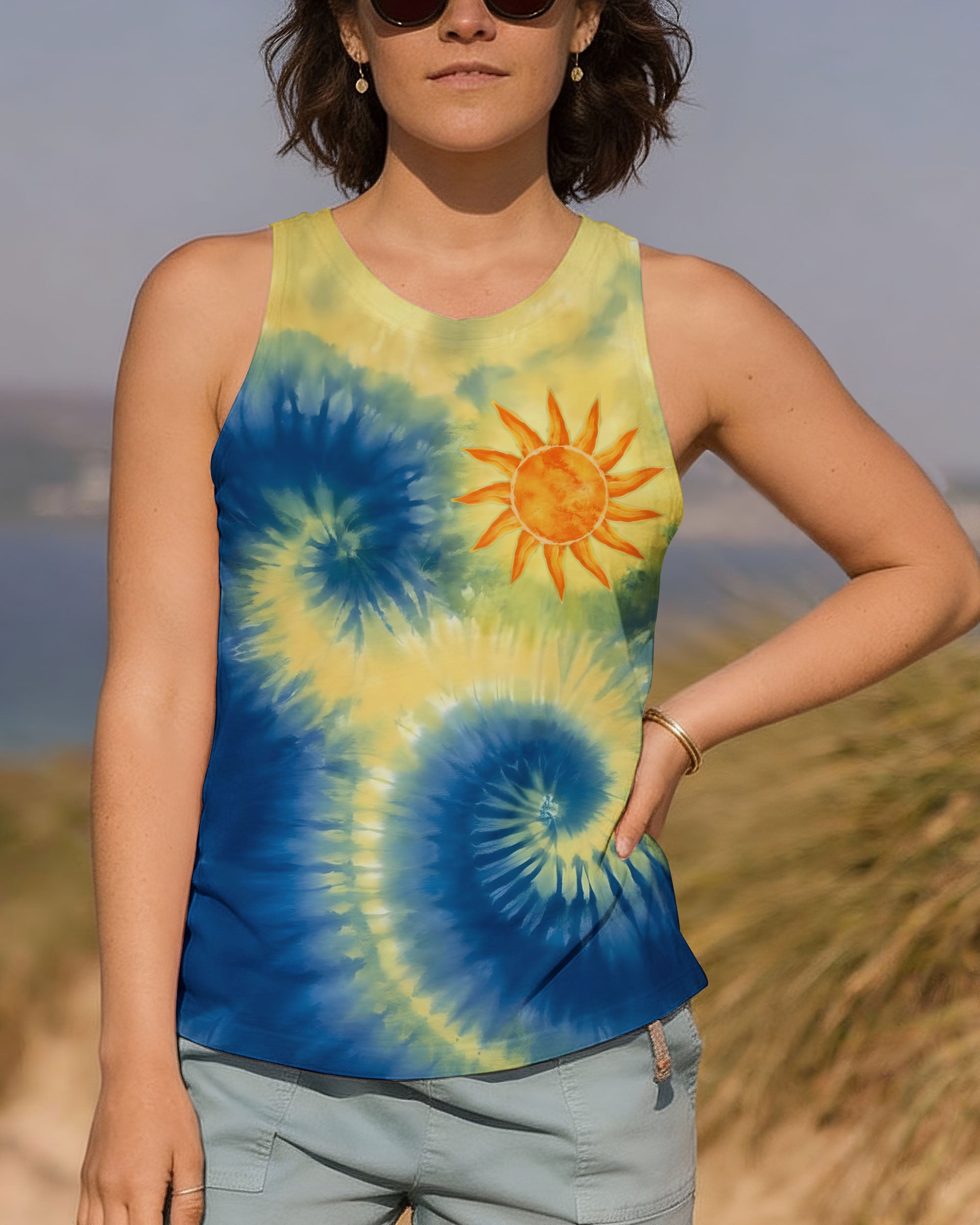 SUN TIE DYE ALL OVER PRINT - TLTW1012254